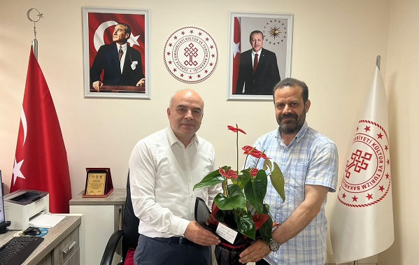 Yusuf Taş, Kocaeli İl Kültür ve Turizm Müdürü'nü Ziyaret Etti